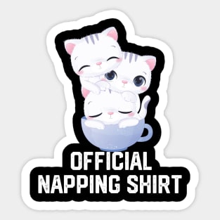 official napping shirt Sticker